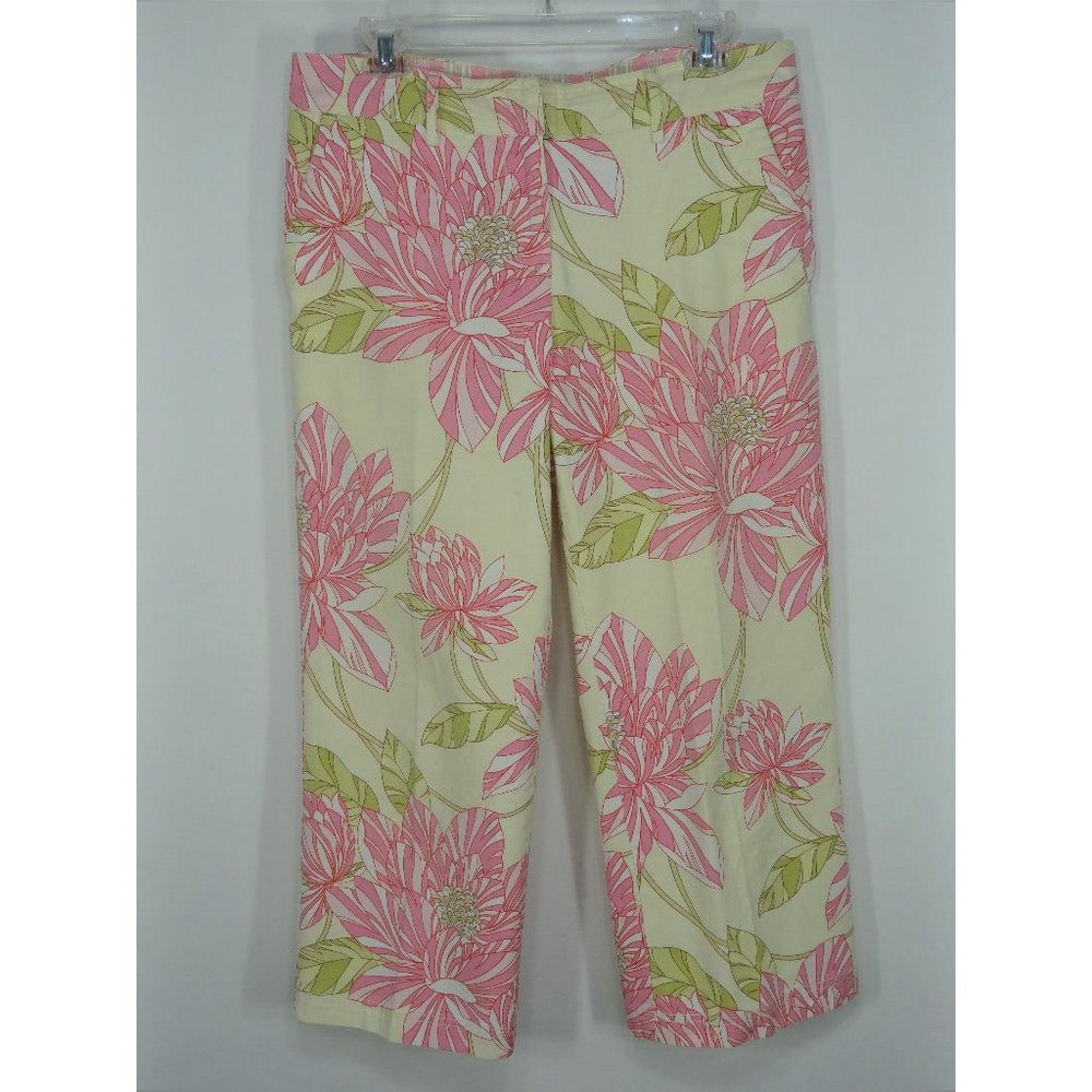 Tommy Hilfiger Floral Print Capri Pants Size 10